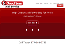 Tablet Screenshot of goodsammailservice.com